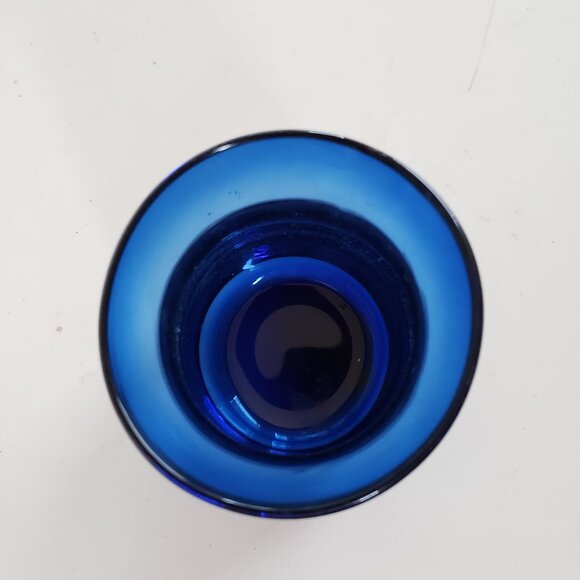 Pottery Barn Cobalt Blue Candle votive holder - Picture 3 of 7